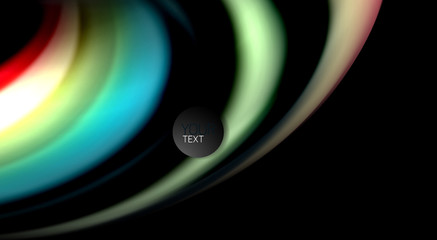Blur color wave lines abstract background