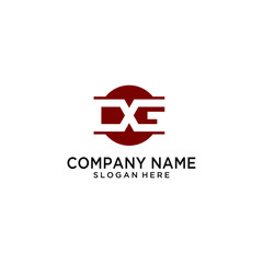 Letter DG logo design