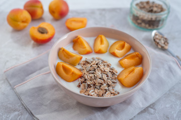 Joghurt mit Aprikosen 