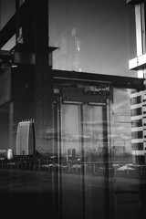 Building refelction - Black and White