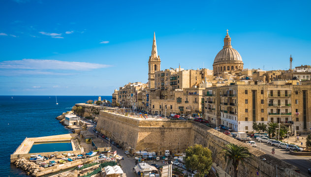 View of Valletta, the capital of Malta