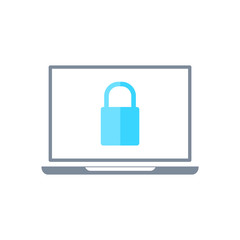 vector technology illustration communication data security flat