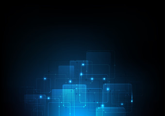 background abstract polygon data technology communication vector design illustration