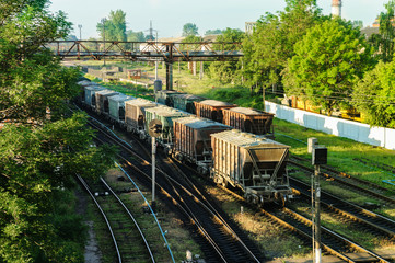 Fototapeta premium Freight train.