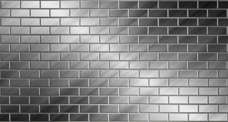 Texture tiles, bricks, silver and metal