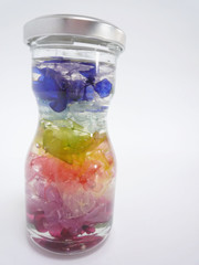 カラフルなハーバリウム