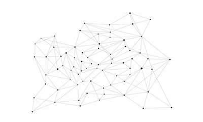 Connection Dots and Lines Background