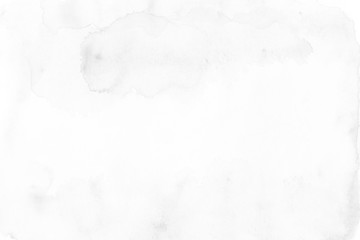 Watercolor background white-grey hand painted