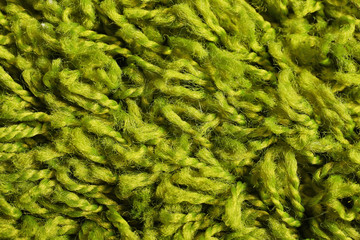 Texture of fluffy carpet, closeup