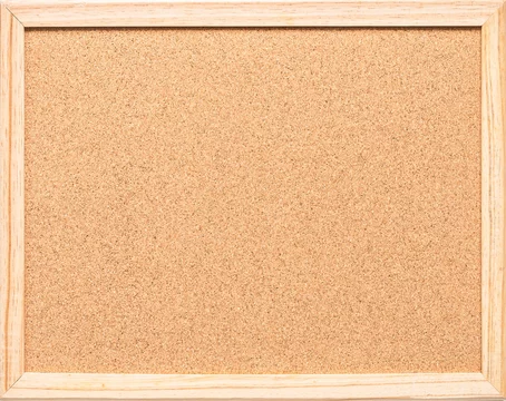 Blank cork board mock up with corkboard texture background with wooden  frame isolated for hanging on white wood wall for bulletin mockup, memo or  noticeboard announcement foto de Stock | Adobe Stock