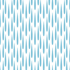 Rain drops seamless pattern background vector water blue nature raindrop abstract illustration