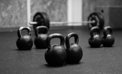 kettlebells into the gym