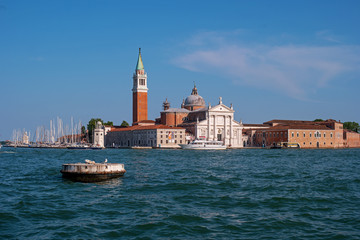 Fototapeta na wymiar View of the island of San Giorgio from San Marco. Venice, Italy.
