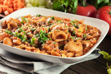 Pasta e fagioli - pasta with beans and parmesan