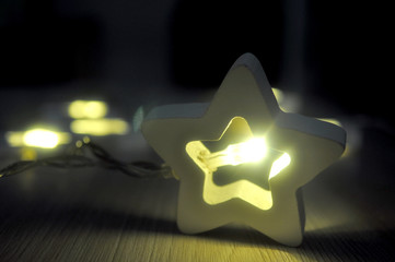 garland of stars background