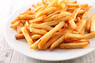 french fried on plate