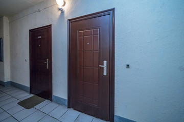 Obraz na płótnie Canvas apartment doors entrance