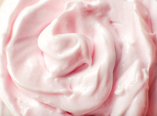 Texture of moisturizing cream, closeup