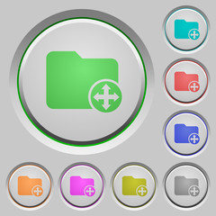 Fototapeta premium Move directory push buttons
