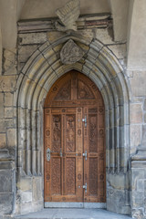 Side doors to Cathedral of st. Vitus