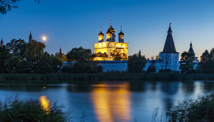 4966657 Iosifo-Volotsky Monastery at night, Moscow region, Russia