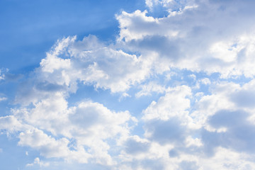 Sunny sky with beautiful clouds