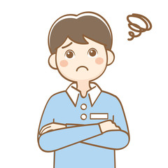 男性　父親　表情