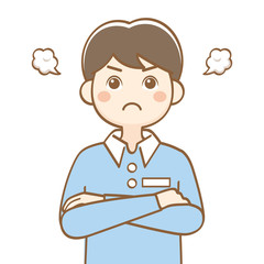 男性　父親　表情