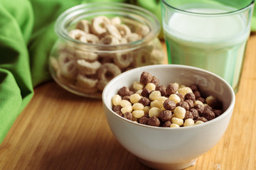 Healthy breakfast on the table