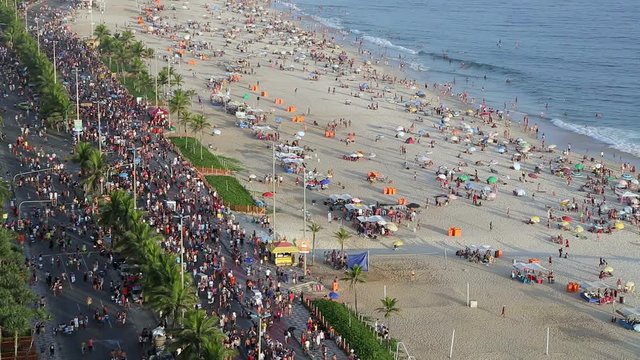 Ipanema Beach, Street carnival, Rio de Janeiro, Brazil, South America