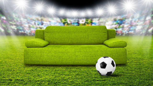 Couch im stadion