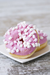 Pink donuts