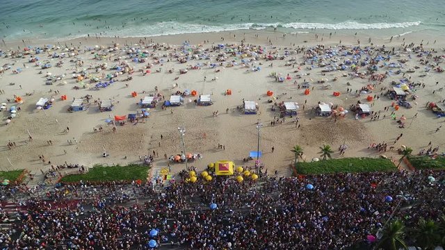 Ipanema Beach, Street carnival, Rio de Janeiro, Brazil, South America