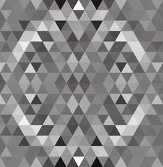 Gray White Grid Mosaic Background, Creative Design Templates