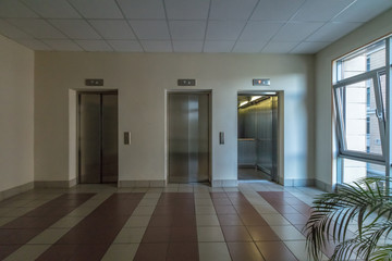 modern elevator doors