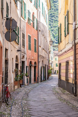 Fototapeta na wymiar Finale Ligure Centro Storico, Liguria, Italia