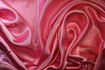smooth folds of satin. silk fabric. wedding background.
