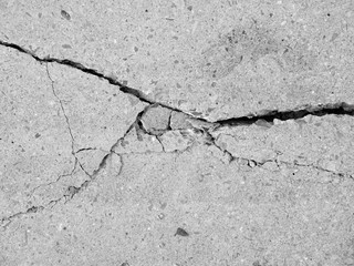 Obraz premium Cracked concrete texture closeup background