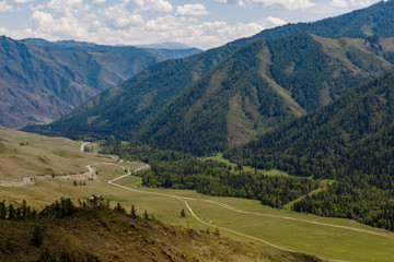Fototapeta na wymiar Altai mountain view