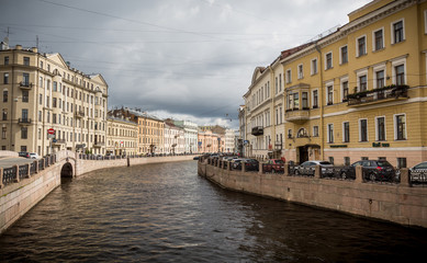 Naklejka premium St. Petersburg city view
