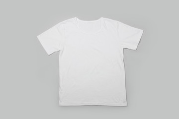 T-shirt for mockup template advertising and branding background.
