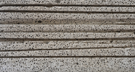 Texture of concrete in horizontal line