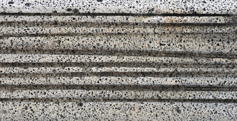 Texture of concrete in horizontal line