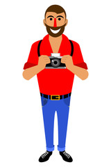 Tourist with a camera