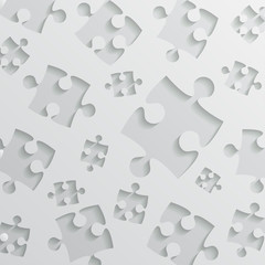 Grey Background Puzzle. Jigsaw Puzzle.