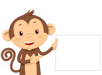 Monkey Board Illustration
