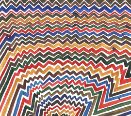 Fototapeta premium Hand drawn watercolor abstract pattern background