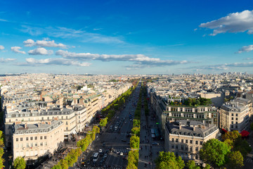 The Avenue des Champs-Elysees, Paris
