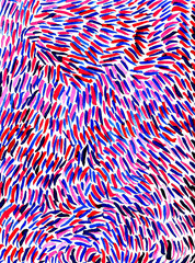 Hand drawn color abstract pattern background watercolor ink spot