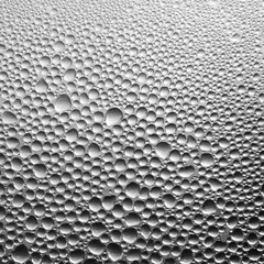 Water drops on glass texture
